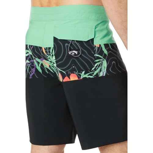 Billabong Men's Standard 4-Way Performance Stretch Tribong Pro Boardshort, 19 Inch Outseam, Asphalt