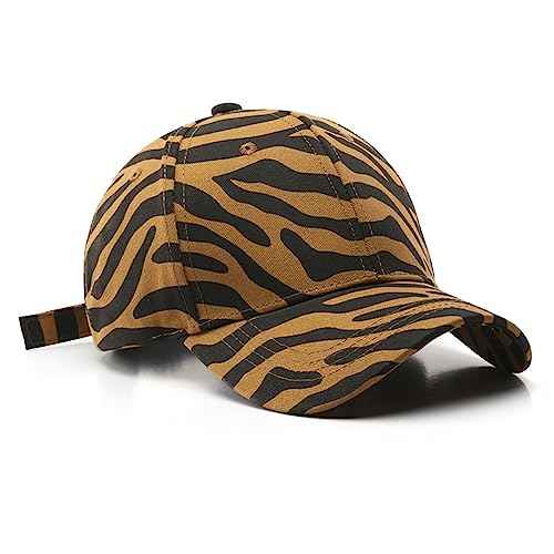 Striped Cap Unisex Baseball Cap Casual Sun Hat