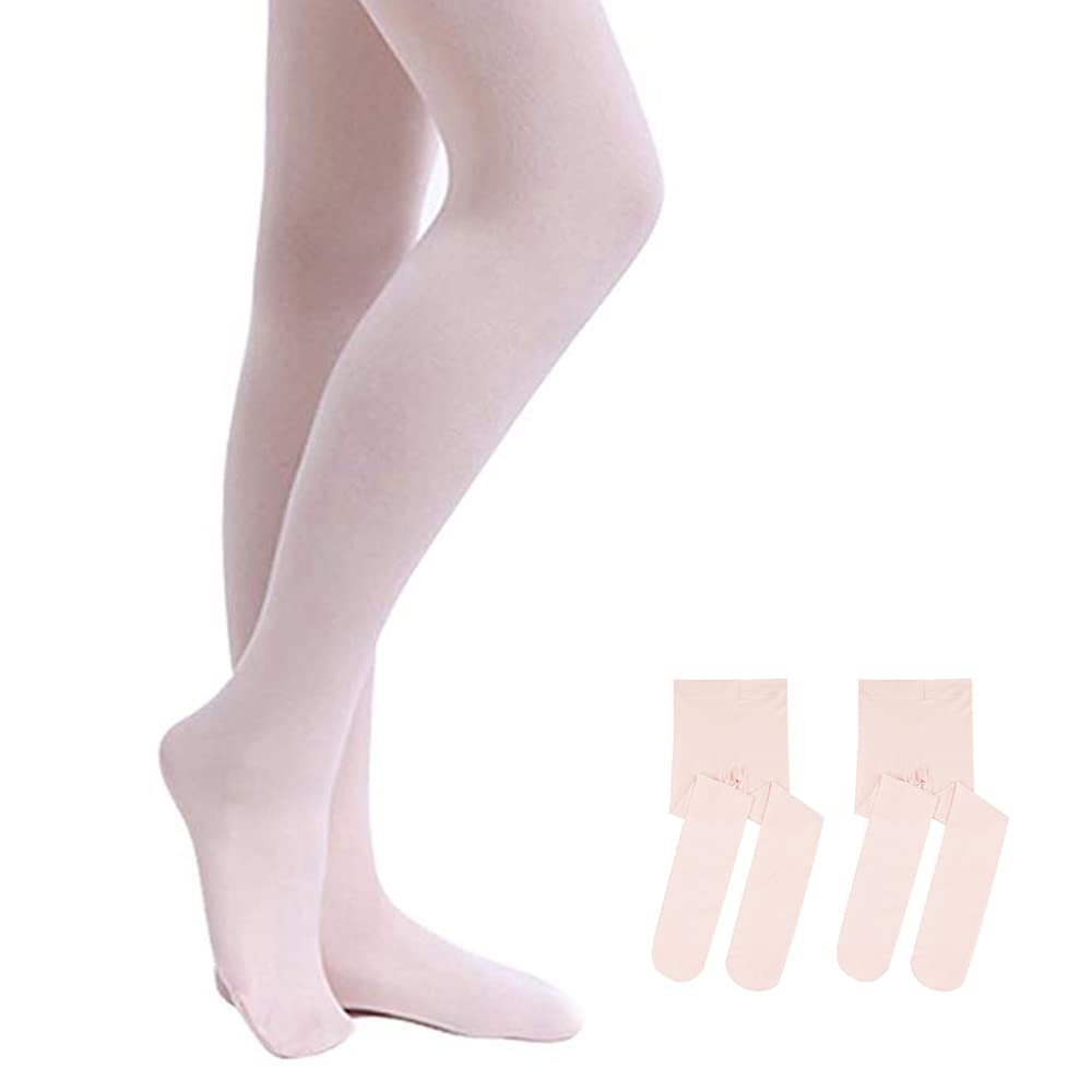 Stelle Girls' Ultra Soft Pro Dance Tight/Ballet Footed Tight(Toddler/Little Kid/Big Kid),2BP,S