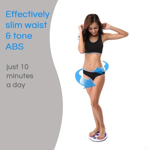 KYTO Waist Twister Disc, Waist Twist Board for Exercise Twisting Waist Disc with Counter Waist Twister for Women Belly Fat Body Shaping Fitness Twister Machine with Massage Foot Sole