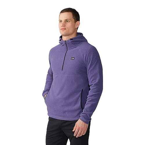 Mountain Hardwear Men's Summit Grid Hoody for Backpacking, Hiking, Camping, and Casual Wear | Lightweight and Insulated