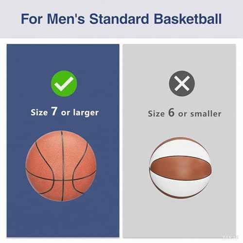 niffgaff Basketball Rack with Wheels ? 4-Layer Outdoor Storage Rack for 7 Size Basketballs & Larger Balls, Garage Ball Organizer with Hooks