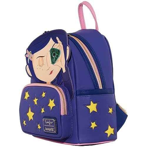 Loungefly Coraline Stars Double Strap Mini Backpack