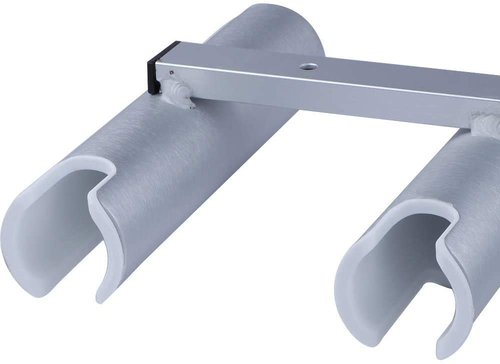 Wall-Mounted Aluminium Fishing Rod Holder for Boat, 4 Tube Linked Fishing Rod Rack , Holds 4 Rods, 4 Fishing Pole Holders for Marine Boat Yacht Truck