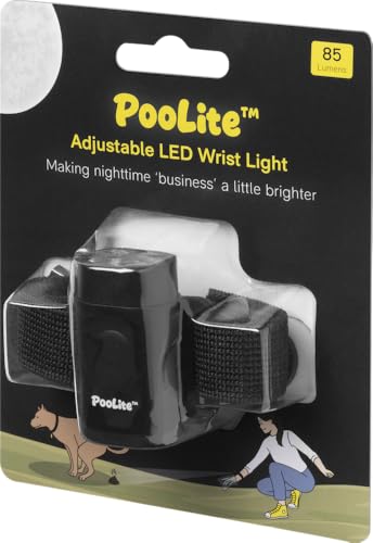 Ironwear Poolite 8075 LED Hands-Free Dog Walking & Running Light - Black Variation