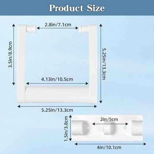 2 Pcs Plastic Cooler Handle Replacement for 25-72 Quart Coolers, Replacement Cooler Handle Parts Includes Screws, White