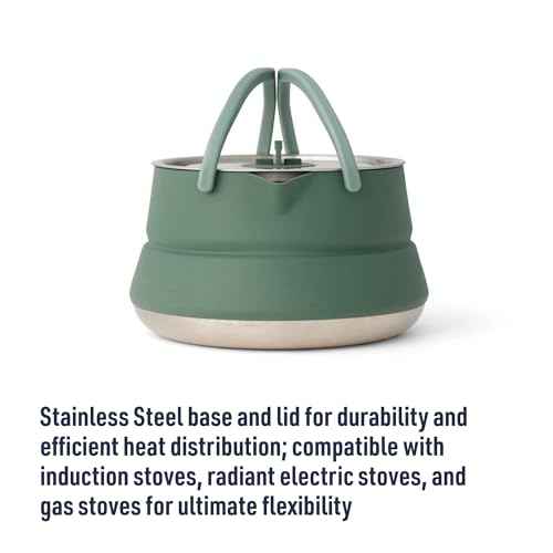 Sea to Summit Detour Stainless Steel 1.6 Liter Collapsible Camp Kettle