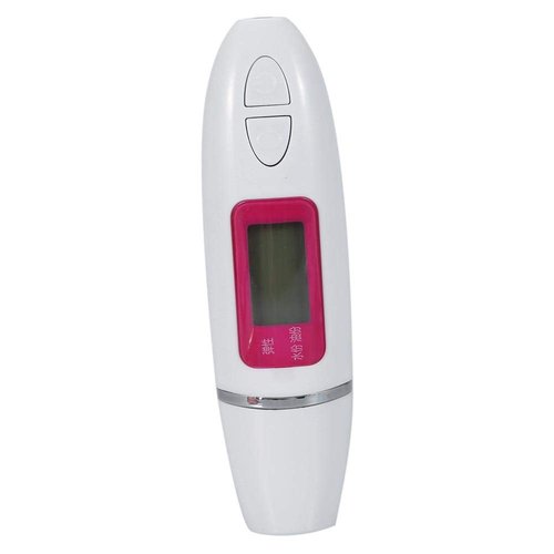 Skin Analyzer, Digital Skin Tester, LCD Display Precision Skin Sensor Tester, Handheld And Portable Facial Water Analyzer (White)