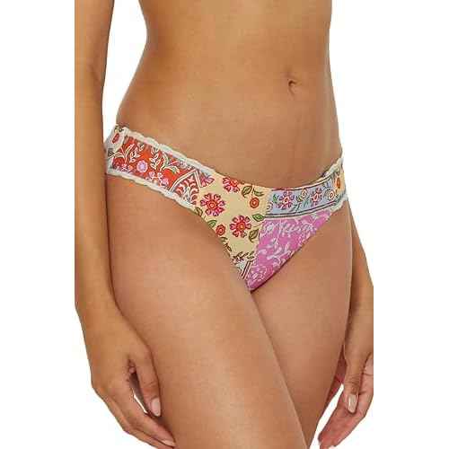 Lucky Brand Women's Seville Hipster Bikini Bottom, Cheeky Coverage, Swimwear Separates