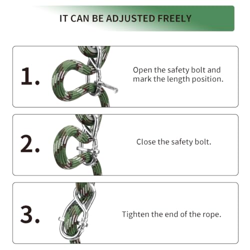 7.25ft Heavy Duty Tree Swing Rope with Adjustable Straps - 1 Pack