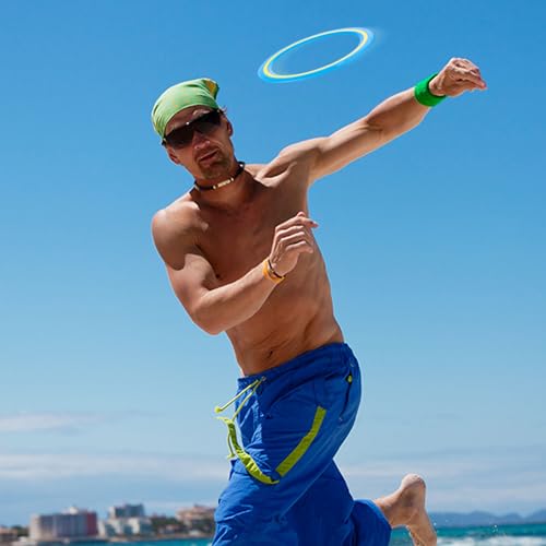 20 Pack 10 Inch Flying Discs Ring Toy Outdoor Sports Set in Bright Colors