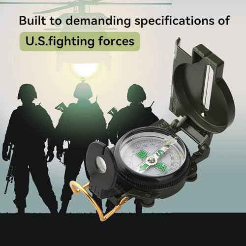 Compass Hiking Survival, Wilderness Survival Compass for Kids- Magnetic Gear Set Navigation Map- Backpacking Camping Hunting Survival