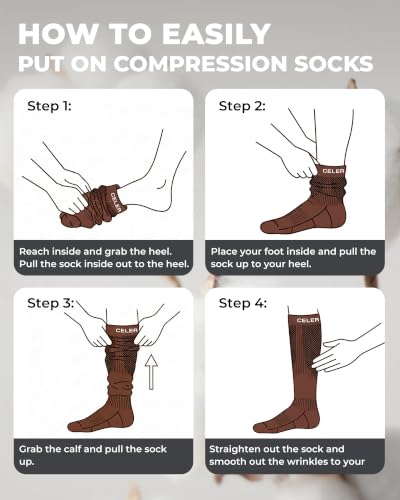 Compression Socks Women & Men 20-30mmHg Medical Grade for Flying - Large X-Large, Black+White+Grey+Navy
