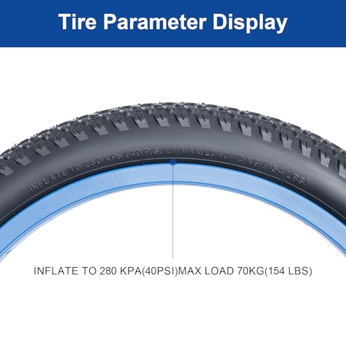 18x1.95 Bike Tire - Folding Replacement Bicycle Tire 53-355 for City & Road Bikes