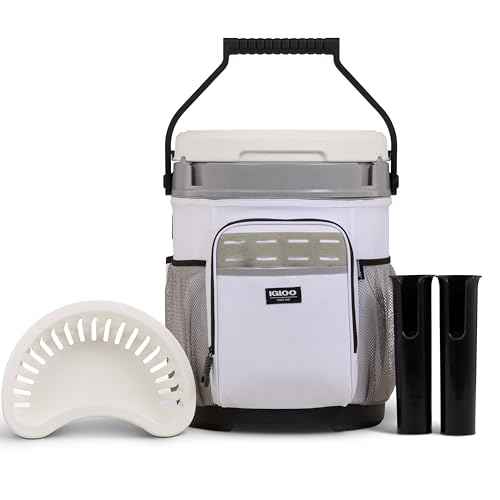 Igloo Coolers Marine Series, Insulated Portable Hard Side Cooler Ice Chest, Great for Fishing, Camping, Boating, & More