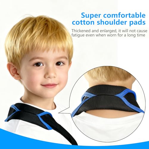 Child Arm Sling: Dual Steel Plate Support for Enhanced Stability & Safety, Breathable Mesh & Soft Sponge Lining, Skin-Friendly, Ergonomic Design for Kids, Prevents Circulation Issues