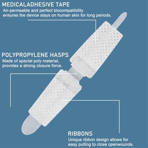 Wound Closure Strips 3PCS Butterfly Wound Closure Suture Strip Butterfly Bandages Butterfly Bandages Emergency Laceration Closure Kit for Lacerations Incisions Cuts