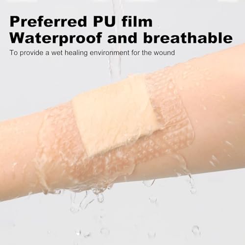 6''x6'' Silicone Foam Wound Dressings 20 Pack - Gentle Border, Waterproof, Absorbent, Self-Adhesive Pressure Sore Pads