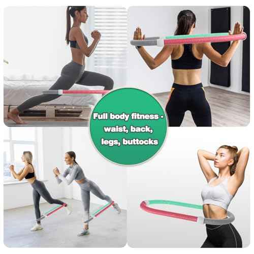 Weighted Soft Spring Hula Hoop for Adults,Soft Waist Friendly Design and Efficient Fat Burning, Suitable for Various Venues, Homes, Outdoor Activities, etc.