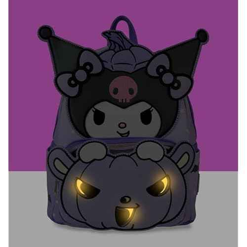 Loungefly Sanrio Kuromi Pumpkin Glow Mini Backpack