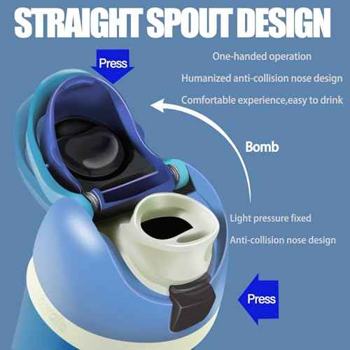 Replacement Cap for Owala Freesip, One Button Water Bottle Top Lid Compatible with Owala Cup 16oz 24oz 32oz 40oz, BPA-Free Replacement Accessory for Owala Free Sip