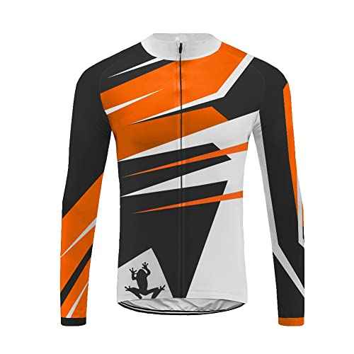 UGLY FROG Winter Fleece Mens Blaze Cycling Jersey Set Cold Wear Thermal Top + Cycling Tights Pants 3D Gel Padded Bike Suits