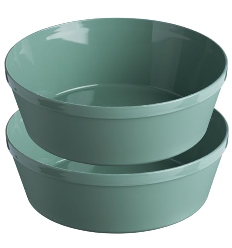 Stackable Camping Bowls 16 oz Set of 2 - BPA-Free Outdoor Dinnerware