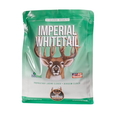 4-Pound Imperial Clover Food Plot Seed for Deer Attractant & Nutrition - Spring & Fall Planting