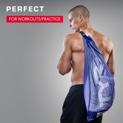 TYR Alliance Mesh Equipment Bag - Pink & Purple Swim Gear Storage