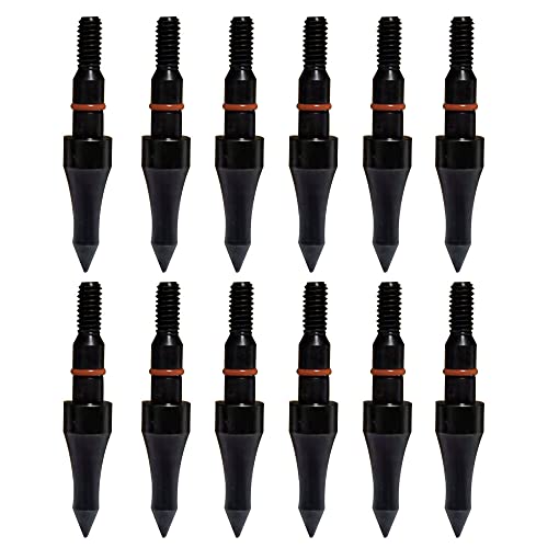 Field Points Arrowheads 100 Grain 5/16 Inch Screw-In Archery Tips - 12 Pack - Variation B-5/16"100Grain