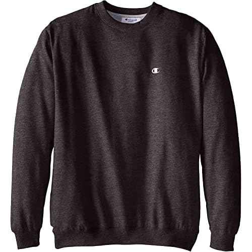Champion Big and Tall Sweatshirts for Men ? Men Crewneck Sweatshirt Big and Tall