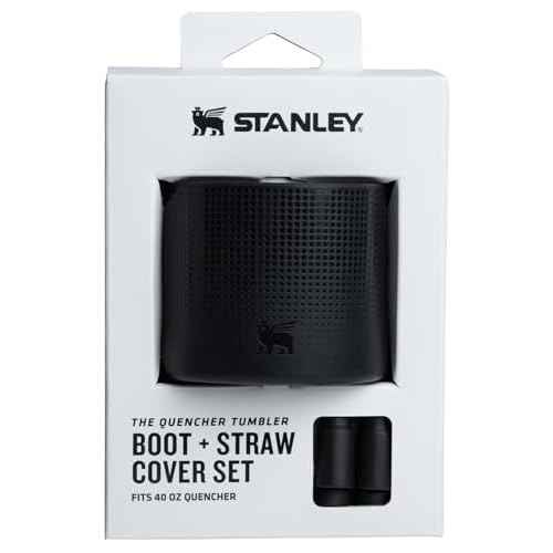 STANLEY Quencher Boot and Straw Cover Cap | Anti-Slip Silicone Protector for Tumbler with Handle | Accessory Set for Stainless Steel Drinking Cup | BPA-Free