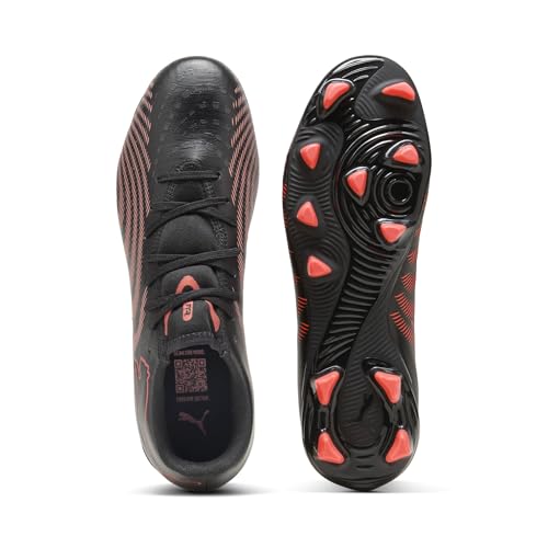 Soccer Cleats Men’s Future 9 Match Firm Ground Shoes - Red & Black 8.5