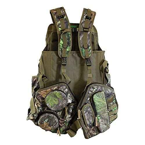 Primos Hunting unisex adult Molded Rocker Vest Mossy Oak New Obsession M L, Army Green, Medium-Large US