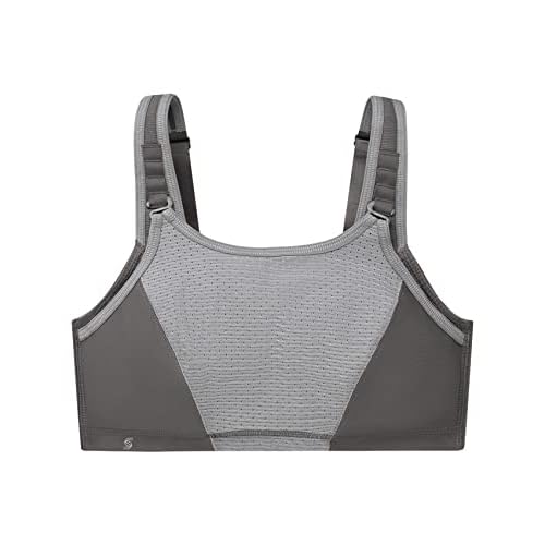 Glamorise Women's Full Figure Elite Performance Adjustable Wonderwire Sport Bra #9167