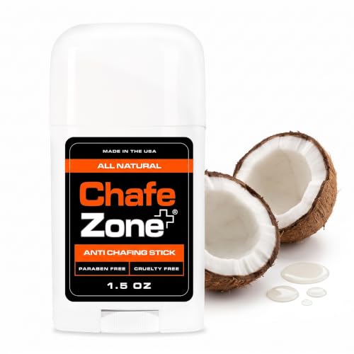 Chafing Stick for Men and Women - Natural Thigh Chafing Prevention & Friction Relief - 1.5 Ounce - Chafezone Variant