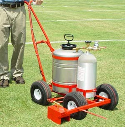 Football Soccer Field Paint Lining Machine Trueline Striper CO2 Powered Standard Pressure