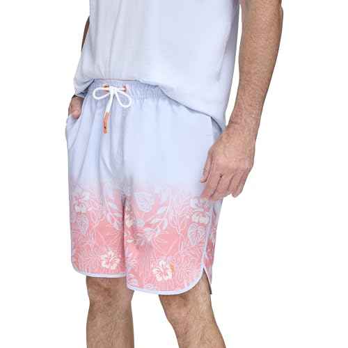 Margaritaville Men's Standard Island Reserve Hibiscus Print Swim Trunk