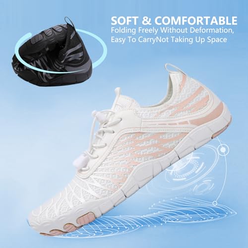 Hike Barefoot Shoes for Women Men, Breathable Non-Slip Athletic Footwear, Wide Toe Water Shoes for Hiking, Non-Slip Neuropathy Shoes for Women Men, Grounded Comfort wear