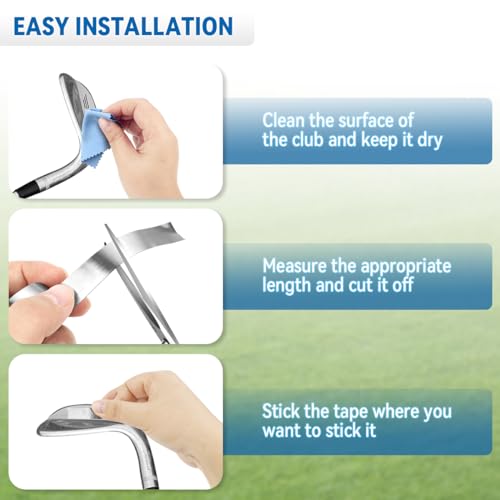Golf Lead Tape Self-Adhesive 50g 1/2" x 100" Swing Weight Adjustment