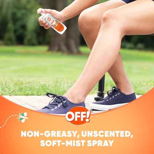 OFF! FamilyCare Mosquito, Tick, and Insect Repellent Spritz, Unscented Bug spray with Aloe-Vera, 7% Deet, 6 oz (Pack of 12)