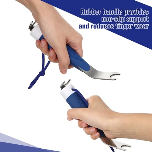 Enhon Boat Canvas Snap Tool Blue - Dual-Ended Stainless Steel Remover