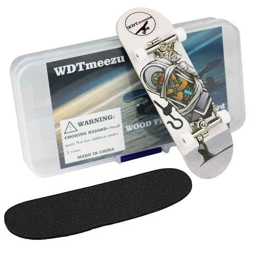 Wood Finger Skateboard Professional Fingerboards Wheels with Bearings Mini Fingerboard Finger Toy for Adults and Kids-30mm Pharaoh