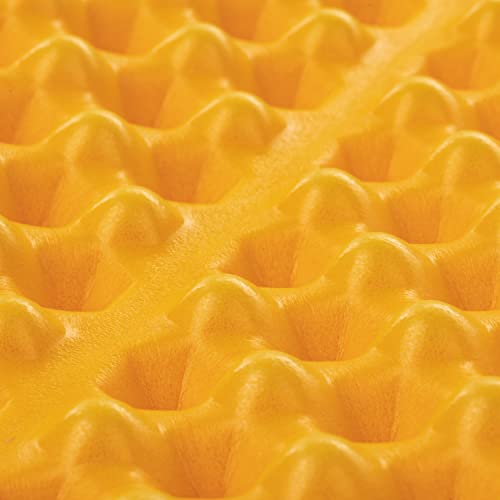 Featherstone Outdoor Insulated Sleeping Pad - Marigold, R-Value 2.1, Ultralight Foam Mattress for Backpacking & Camping