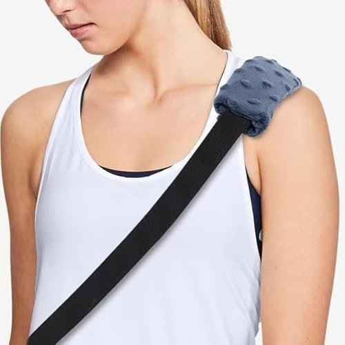 2 pack Strap Cushion for Arm Sling, Shoulder Brace Carry Strap Pillow Arm Elbow Wrist Injury Support Strap Pad Padding Pillow for Women Men and Kids (Dark Blue)