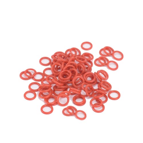 Archery Anti-Skid Arrow Broadhead O-Rings - 100 pcs Rubber Gasket for Hunting & Shooting