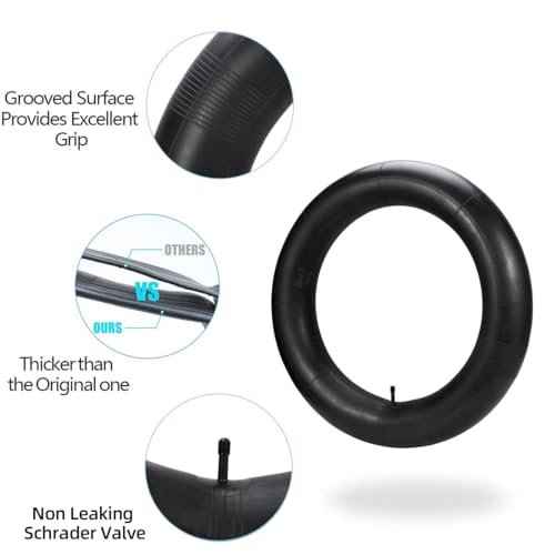 20x4.0 Fat Bike Tubes(2-Pack) with AV35 Schrader Valve - Ideal for Fat Tire Electric Bikes and Mountain Bicycles(Includes 2 Tire Levers)