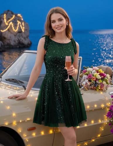 Wedtrend Women's Sequin Cocktail Dress - Green, Small, Homecoming & Prom