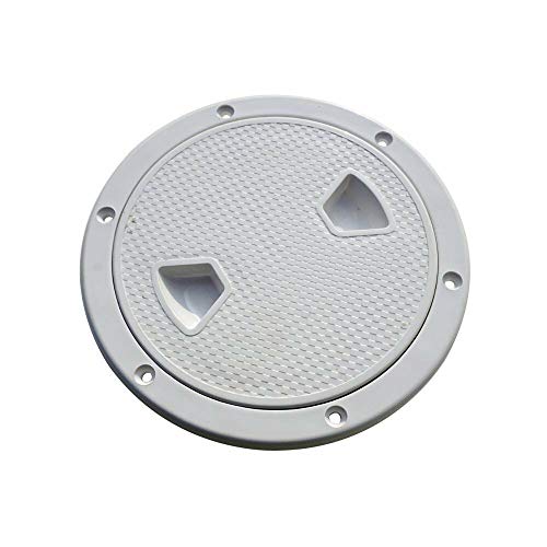 6-Inch Marine Circular Non-Slip Inspection Deck Plate Hatch with Detachable Cover