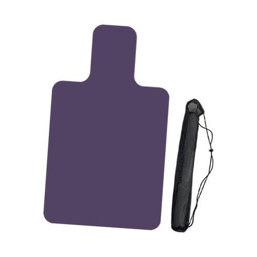 YIJU Pilates Reformer Mat Exercise Mat Portable Thick Professional Rubber Backing Sweat Absorbing with Storage Mesh Bag Towel, Violet